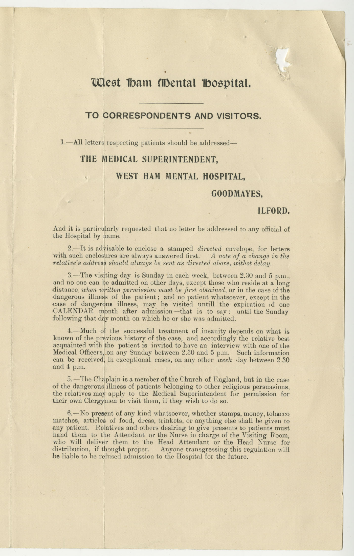 Misunderstanding Mental Health In The Early 20th Century Hidden Lives 