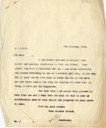 Image of Case 2 27. Letter to J.  7 October 1929
 page 1