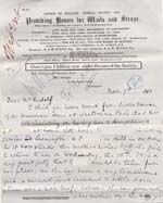 Image of Case 477 4. Letter from Alice Furneaux about the proposed removal of the girls to London  7 November 1893
 page 1