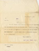 Image of Case 512 15. Letter to Supt W.F. Harold, Standon Home 14 December 1910
 page 1