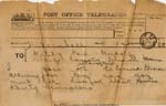 Image of Case 542 9. Telegram announcing that F. was to be travelling to St Leonard's on Sea  1 March 1892
 page 1