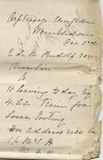 Image of Case 795 4. Letter from Rose Fitzgerald concerning A's placement in domestic service  3 December 1888
 page 1
