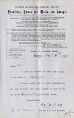 Image of Case 941 24. Letter from Hemel Hempstead including note of M's health  6 December 1895
 page 1