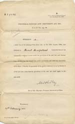 Image of Case 942 26. Order under the Industrial Schools Amendment Act  17 February 1896
 page 1