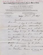 Image of Case 1180 2. Letter to Revd H.R. Baker St. Michaels' Vicarage 7 December 1887
 page 1
