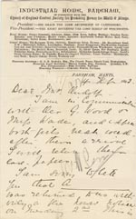 Image of Case 1269 11. Letter from Fareham 4 February 1892
 page 1