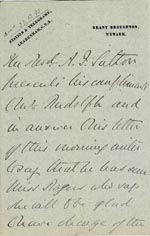 Image of Case 1294 12. Letter from Revd Edward Rudolf to Revd Salton  21 December 1895
 page 1
