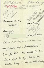 Image of Case 2258 13. Letter from Bunwell Rectory 11 October 1897
 page 1