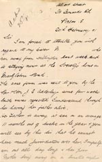 Image of Case 2716 10. Letter from M's brother 20 February 1891
 page 1
