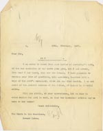 Image of Case 3271 17. Copy of letter from Edward Rudolf to Havant Union  16 February 1907
 page 1