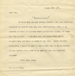 Image of Case 3303 8. Letter to Mr Kirby, Secretary of the House-Boy Brigade 10 August 1899
 page 1