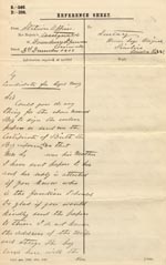Image of Case 3303 12. Letter from the Cornwall Coastguard 3 December 1902
 page 1