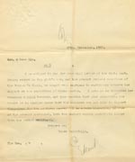 Image of Case 3583 8. Copy of letter from Edward Rudolf to Henry Vaughan 25 September 1900
 page 1