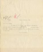 Image of Case 3622 17. Letter to Miss Joyce at Tattenhall Home 22 November 1909
 page 1