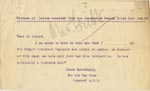 Image of Case 3967 5. Extract of letter from the Manchester Branch Waifs and Strays  2 December 1916
 page 1