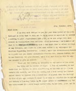 Image of Case 4171 9. Copy letter from Revd Edward Rudolf responding to the above letter  17 October 1900
 page 1