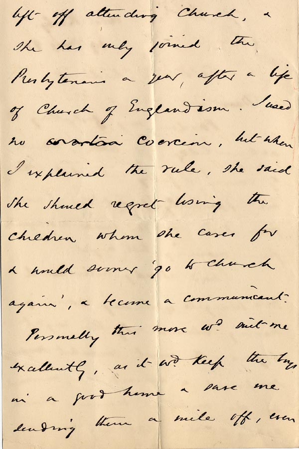 Large size image of Case 4172 6. Letter from Mrs B. about the boys' foster mother  19 May 1897
 page 2