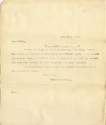 Image of Case 4172 18. Copy letter from Revd Edward Rudolf acknowledging the above letter  24 November 1900
 page 1