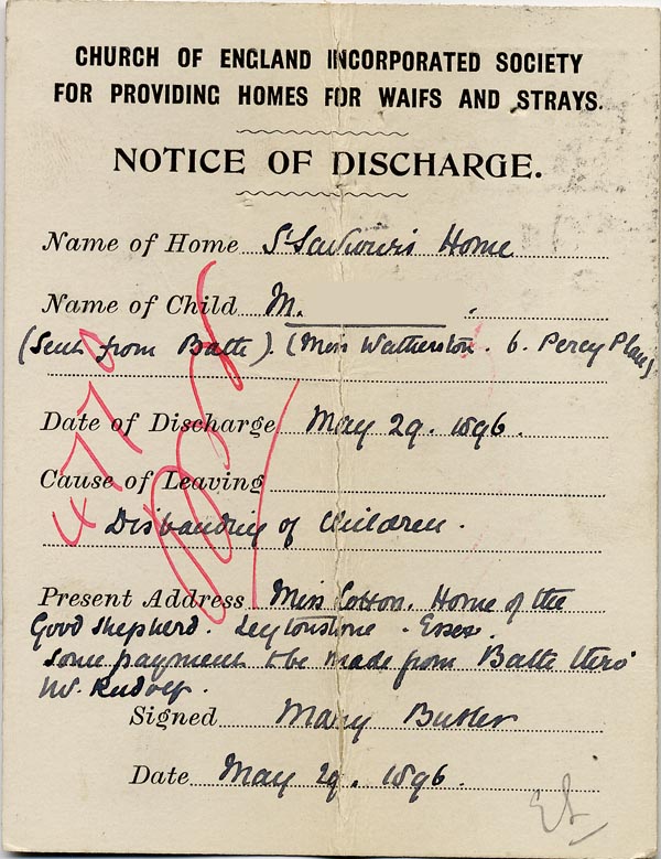 Large size image of Case 4770 12. Notice of discharge 29 May 1896 
 page 2