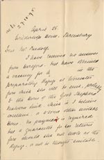 Image of Case 4770 8. Letter to Mr Rudolf  from Mary Butler 26 April 1895
 page 1