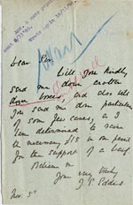 Image of Case 5008 6. Letter from J. E. Eddis 5 November 1897
 page 1