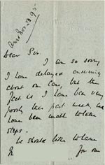 Image of Case 5008 7. Letter from J. E. Eddis 21 November 1897
 page 1