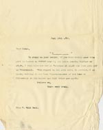 Image of Case 5008 20. Letter to Miss Hall Hall 19 July 1899
 page 1