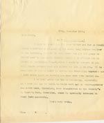 Image of Case 5929 11. Copy letter to Miss W.  17 December 1904
 page 1