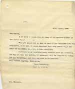 Image of Case 6001 4. Copy letter to J's foster mother  21 April 1900
 page 1