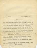 Image of Case 6001 13. Copy letter from Revd Edward Rudolf  27 September 1907
 page 1