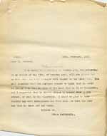 Image of Case 6001 60. Copy letter from Revd Edward Rudolf asking what happened to J.  27 February 1915
 page 1