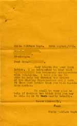 Image of Case 6024 19. Copy letter to Mrs B. acknowledging her letter of 24 August  29 August 1941
 page 1