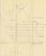 Image of Case 6213 6. Copy letter from Revd E. Rudolf  29 November 1901
 page 1