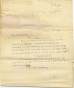 Image of Case 6424 5. Copy letter acknowledging above letter from Belbroughton  30 January 1902
 page 1