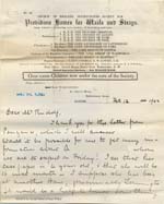 Image of Case 6424 10. Letter from St Olave's Home asking for information about A.  12 February 1902
 page 1
