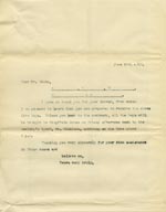 Image of Case 6537 8. Copy letter from Revd Edward Rudolf concerning arrangements for transferring five boys to Wingfield House  26 June 1900
 page 1