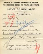 Image of Case 8446 2. Notice of Discharge  8 January 1904
 page 2