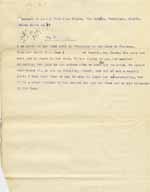 Image of Case 8625 10. Extract of a letter reporting that E. was returning to the Home having lost her situation  14 April 1908
 page 1