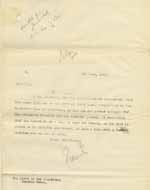 Image of Case 8625 11. Copy letter to the Cannock Union informing them that E. had lost her position  4 June 1908
 page 1