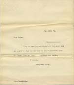 Image of Case 8723 5. Copy letter to Miss Ratcliffe, Honorary Secretary of the Helston Home  28 November 1901
 page 1