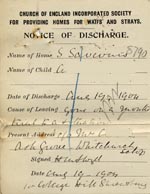 Image of Case 8790 11. Notice of discharge  19 August 1904
 page 2