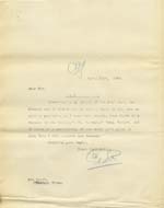 Image of Case 9315 18. Copy letter to the Worksop Union  17 April 1905
 page 1