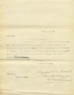 Image of Case 9315 23. Copy letter to the Worksop Union  25 April 1905
 page 1