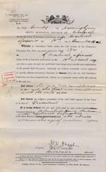 Image of Case 9316 12. Certified Industrial School Order of Detention for M.  10 December 1902
 page 1