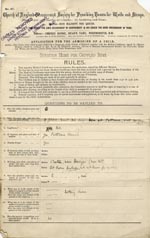 Image of Case 9498 1. Application to the Waifs and Strays' Society  7 February 1903
 page 1