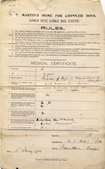 Image of Case 9498 2. Medical certificate  18 February 1903
 page 1