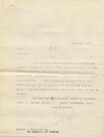 Image of Case 9498 62. Copy letter to the Surgical Aid Society enclosing the cheque for part payment of A's leg  31 May 1911
 page 1