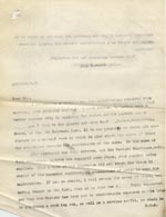 Image of Case 9498 68. Copy letter to Mr Medlicott acknowledging his contribution and apologising for an administrative error which meant the Society had omitted to inform him that A. had been discharged to a situation in Devon  29 November 1911
 page 1