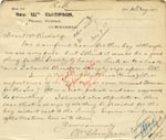 Image of Case 9635 5. Letter from Revd Climpson agreeing to take T. at the Pelsall Home  4 May 1903
 page 1