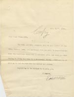 Image of Case 9662 13. Copy letter from Revd Edward Rudolf enquiring about the progress of L's case  4 April 1910
 page 1